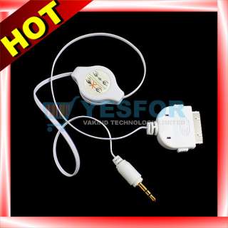 Car Stereo iPod Dock Connector to Aux 3.5mm Audio Cable  