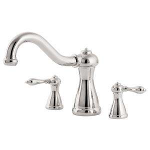 Pfister Marielle Roman Tub Faucet Less Handles in Polished Chrome RT6 