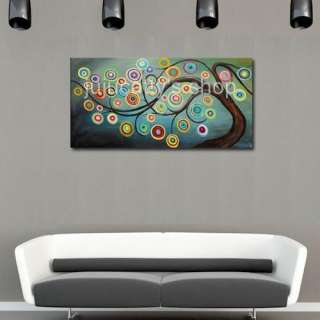 Large Art ON canvas OIL Painting the money tree DECOR  
