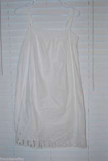 NwT Old Navy white peasant dress Large L  