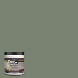 BEHR Ultra 8 oz. Sage Green Interior/Exterior Paint Tester # ICC 77 