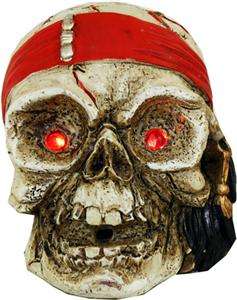 LED Light up Pirate skull belt buckle  