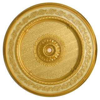 Round Circle Medallion Ceiling Filigree Gold Leaf NEW  