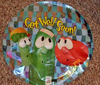 NEW VEGGIE TALES 18 MYLAR BALLOON, PARTY SUPPLIES,FAVORS  