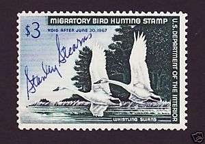 RW33 Federal Duck Stamp A/S Stanley Stearns BW  
