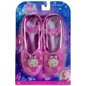 NEW Barbie Mariposa Slippers Shoes 1/2 8 9 Party Favors  