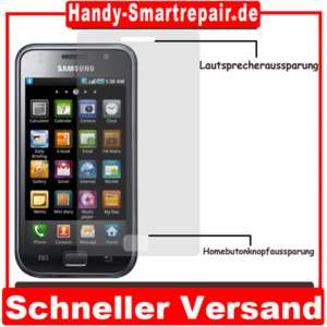 2x Samsung i9000 Galaxy S Display Schutzfolie Folie  