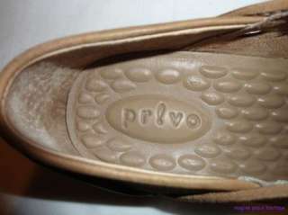 New PRIVO PRVO tan brown BRUSHED LEATHER mary janes Comfort SHOES 5.5 