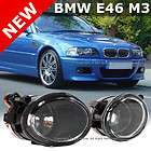 BMW E46 3 Series with M Bumper & M3 01 06 OEM Factory Style Clear Fog 