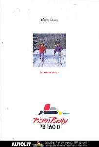 1993 Kassbohrer Pisten Bully Ski Trail Crawler Brochure  