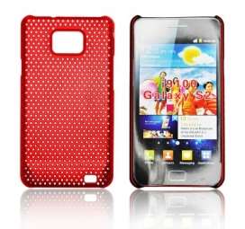 Grid Case red für Samsung I9100 Galaxy S2 Tasche Hülle  