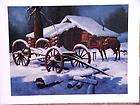 WINTER WARMTH WESTERN LITHOGRAPH NORBERTO REYES S/N  