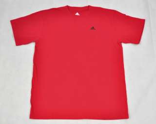 NEW Mens Adidas T Shirt Athletic Logo Cotton Tee Blue/Green/Red/Grey 