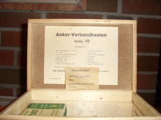 anker verbandskasten 1968 größe VII VEB in Niedersachsen 