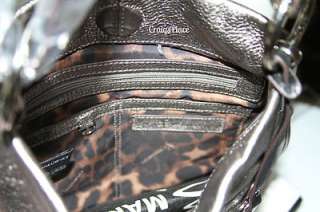   & Metallic Croco Embossed Leather Crossbody Bag Black A213261  