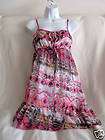 NEW Mini dress Sundress Pink Dress juniors size M L