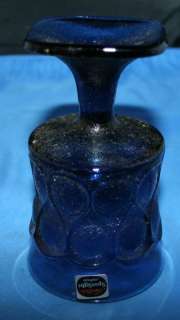 Vintage Noritake Spotlight Blue Square Footed Juice  