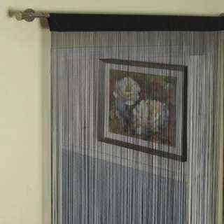 Fadengardine Fadenvorhang Vorhang 90x250 dunkelgrün  