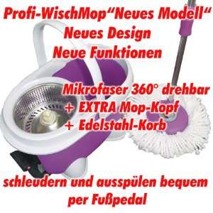 AT  WischMop SS 8.6 purple Neues Model 360° WischMop mit Schleuder 