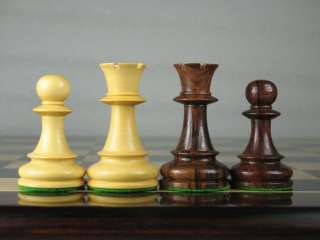 Weighted Staunton Chess Game Set Pieces 4Q Rose Wood  