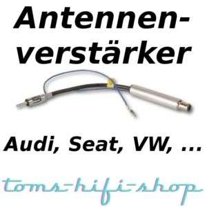Auto Antennenverstärker 12 V Phantomeinspeisung VW AUDI  