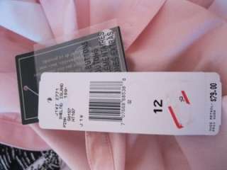 Ralph Lauren FULL LONG Pale Pink Cotton Skirt Very Long Size 12 NWT 