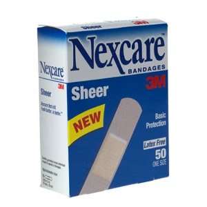  Nexcare Sheer Bandages, 3/4 x 3 50 Ct   6 pkor 300 ct 