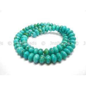   Turquoise 6mm Loose Gemstone Abacus Beads 16 Arts, Crafts & Sewing