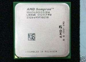 AMD SDA3400DI02BW SEMPRON 64 3400+ 2GHZ 128KB S939 CPU  