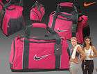NIKE Ladies Sport Gym Holdall Duffel Bag Cherry Pink 39 Ltr