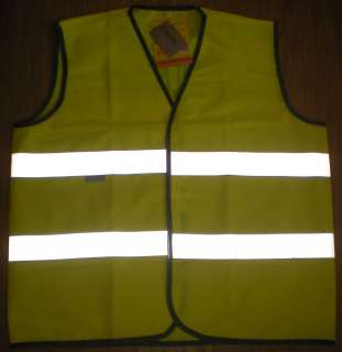   GILET dossard SECURITE JAUNE FLUO AMBULANCIER   S/M