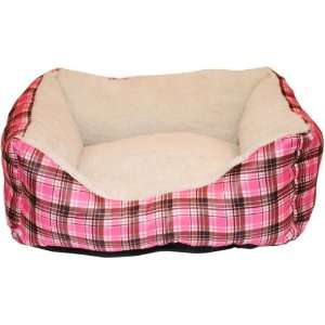 Brinkmann Pet 18 Inch by 14 Inch Plush Box Bed, Pink  Pet 