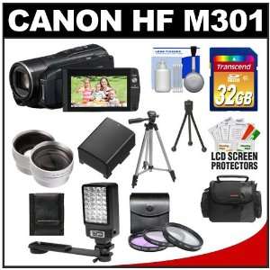   Refurbished by Canon USA)   Black Version of HF M300