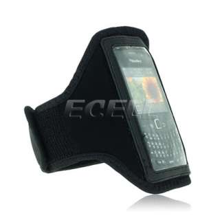 BLACK SPORTS GYM ARMBAND STRAP CASE FOR BLACKBERRY BOLD TOUCH 9900 
