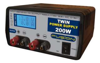 Fusion 200 Watt 12volt DUAL OUTPUT Power Supply PS200T  