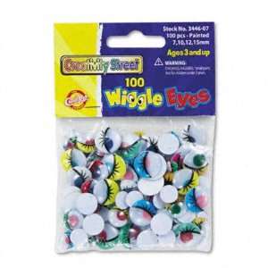  Wiggle Eyes Assortment   Painted Lids and Lashes, 100 
