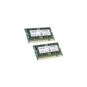  Crucial 2GB (2 x 1GB) 200 Pin DDR2 SO DIMM DDR2 667 (PC2 