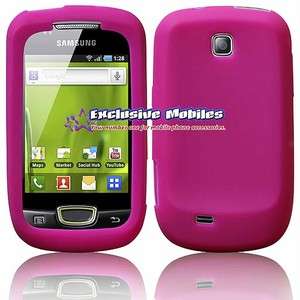 PINK SILICONE CASE COVER FOR SAMSUNG GALAXY MINI S5570  