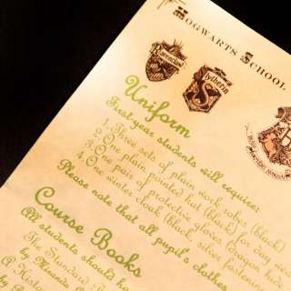 Harry Potter Hogwarts acceptance letter Beautiful Quality + Free 