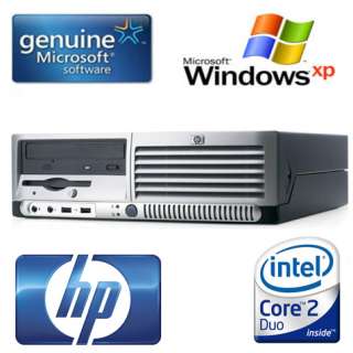 HP DC7800 SFF  CD2.33 80GB 2GB DVD MULTI Desktop Computer Windows XP 