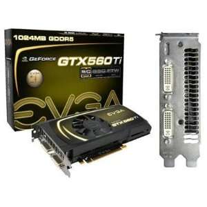    Selected Geforce GTX560Ti DDR5 1GB By EVGA