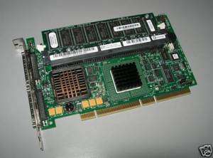   CARTE CONTROLEUR RAID LSI SCSI DUAL CHANNEL 128MO RAM