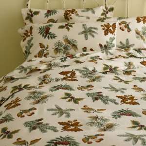  Gaiam Vintage Pinecone Organic Flannel Pillowcases (2 