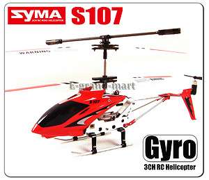 SYMA S107 Metal 3 Channel RC Mini Helicopter W/ Gyro  
