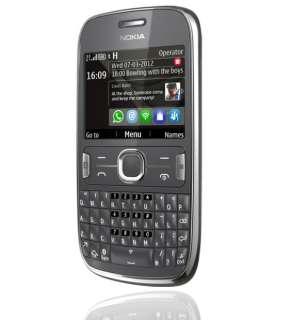 Nokia Asha 302 QWERTY Unlocked Mobile Phone Grey  