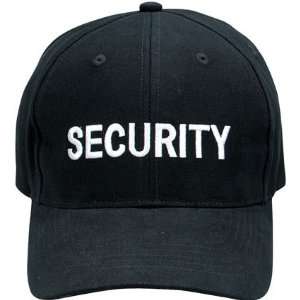   Black Security Supreme Low Profile Insignia Cap