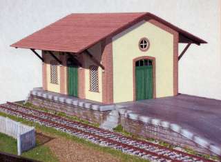 MKB 515 MAGAZZINO merci FS per stazione ferroviaria plastico diorama 