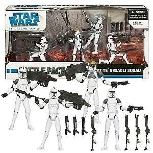 Star Wars AT TE Assault Squad Action Figures Battle Pack 