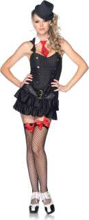 Mafia Princess Adult Costume   Includes Dress with faux belt and 
