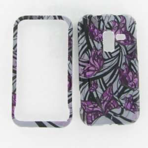   Conquer 4G Purple Butterfly Flower Protective Case